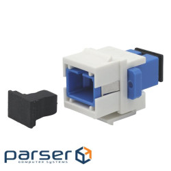 SC / SC SM Simplex KeyStone adapter, LW, white (LW-KJ93-SC-W)