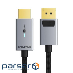 Кабель CableTime DisplayPort (M) - HDMI (M), 4K/30Hz, 1.8 м (CD31K) (CA915323)