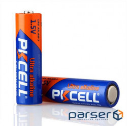 Батарейка лужна PKCELL 1.5V AA/ LR6, 2 штуки у блістері ціна за блістер , Q12 (PC/LR6-2B)