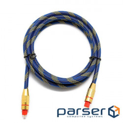 Nylon braided optical digital stereo cable 3.0m, OD7.0 (mm) (YT-NBODSC-3.0 OD7.0 (mm ))