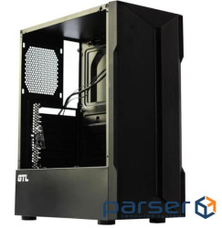 Корпус GTL Gaming "Trooper", Black, БЖ GS600W, Mini Tower, ATX / Micro ATX / Mini IT (GTL1806-GS600)