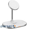 Зарядний пристрій 15W 3-in-1 Magnetic Wireless Fast Charger white Energizer (WCP303)