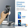 Зарядний пристрій 15W 3-in-1 Magnetic Wireless Fast Charger white Energizer (WCP303)