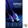 Дата кабель USB 2.0 AM to Type-C 3.0m 3.0A 18W US288 Space Gray Ugreen (60408)