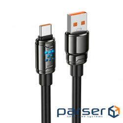 Кабель Hoco U143, Type-C-USB, 5.0A, Black, довжина 1,2 м, BOX (Hoco U143-Type-C / B)
