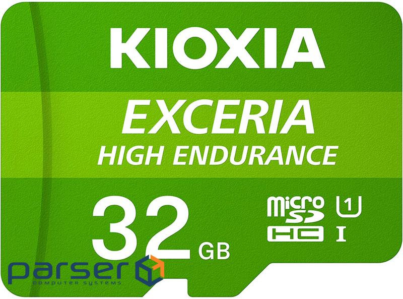 Карта пам'яті Kioxia microSD-Card Exceria High Endurance 32GB (LMHE1G032GG2)