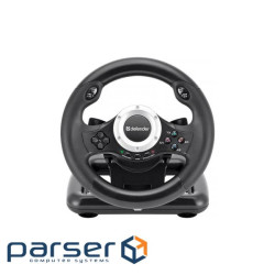 Ігрове кермо Defender Turbo Pro for PC/PS3/PS4/Xbox, 10кн., USB (64291)