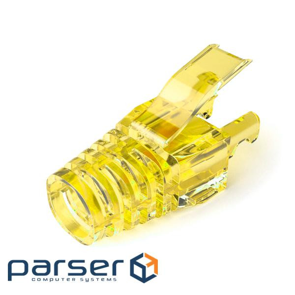 Ковпачок ізолюючий PiPo RJ-45 Cat.5 / Cat.6 (100 шт / уп.), Transparent-yell (CPRJ45P-TR-Y-CAT5 / 6) .), Transparent-yel