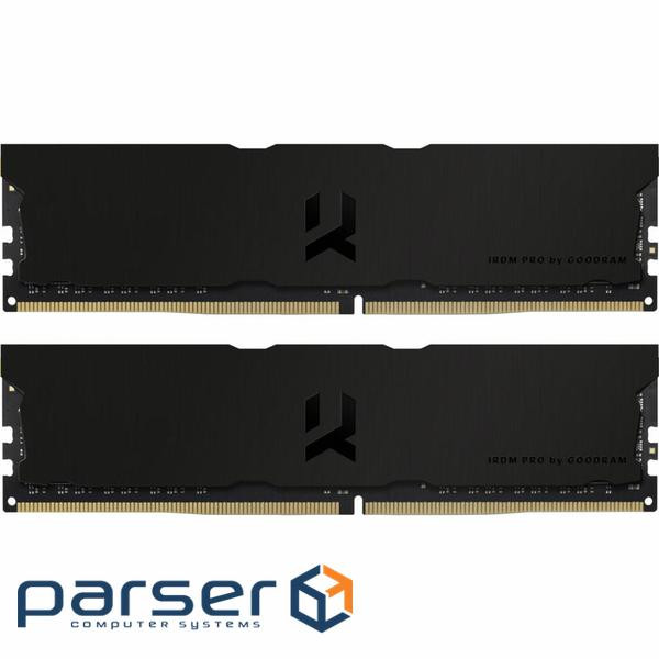 Memory module GOODRAM IRDM Pro Deep Black DDR4 3600MHz 32GB Kit 2x16GB (IRP-K3600D4V64L18/32GDC)