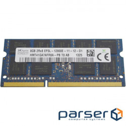Модуль пам'яті HYNIX SO-DIMM DDR3L 1600MHz 8GB (HMT41GA7AFR8A-PB)