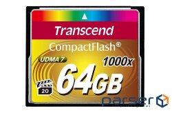 Карта пам'яті Transcend CF 64GB 1000х (TS64GCF1000)