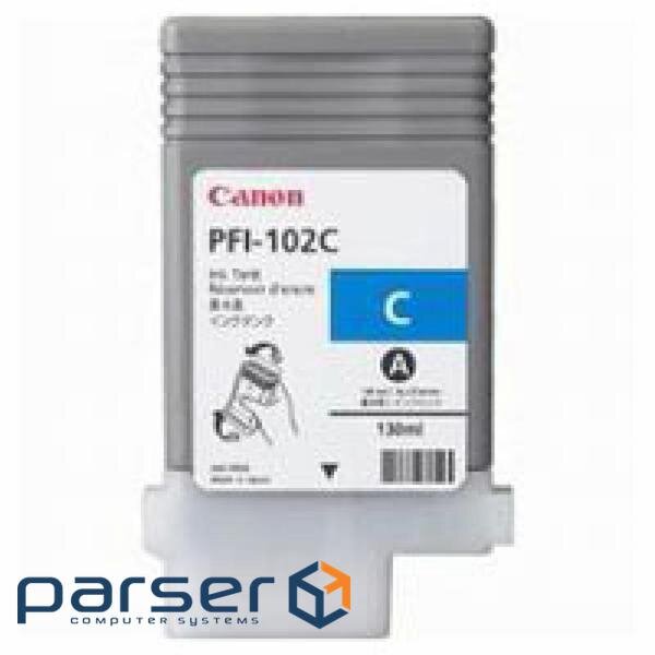 Cartridge Canon PFI-102C (cyan) iPF500/600/700 (0896B001)