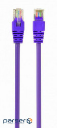 Патч корд Cablexpert 0.25м UTP, фиолетовый, 0.25 м, 5е cat. (PP12-0.25M/V)