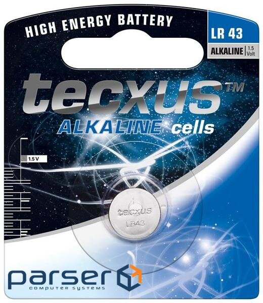 Аксесуари мобільні Батарейка,LR43 100mAh x1шт Alkaline (75.02.3733-1)