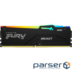 Модуль пам'яті KINGSTON FURY Beast RGB DDR5 5200MHz 32GB (KF552C36BBEA-32)
