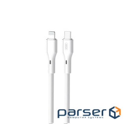 Кабель XO USB Type-C - Lightning (M/M), 3А, 27W, 1 м, White (NB-Q231A-CI.white)
