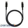 Кабель Baseus Tungsten Gold Fast Charging USB-C-USB-C, 1м Black (CATWJ-01)