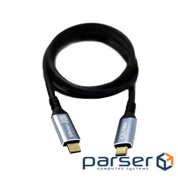 Кабель Ultra UC107-0100, USB Type C - USB Type C, до 10 Гб/сек ULTRA UC107-0100