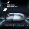 CANYON mouse OnClick 24 BT/ Wireless Transparent/Blue (CNS-CMSW24BL)