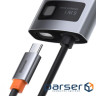 Порт-реплікатор BASEUS Metal Gleam Series 6-in-1 Multifunctional Type-C HUB Docking Sta (CAHUB-CW0G)