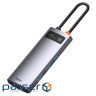 Порт-реплікатор BASEUS Metal Gleam Series 6-in-1 Multifunctional Type-C HUB Docking Sta (CAHUB-CW0G)