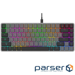 Клавіатура GamePro MK141R Red Swich Low Profile RGB Dark Gray