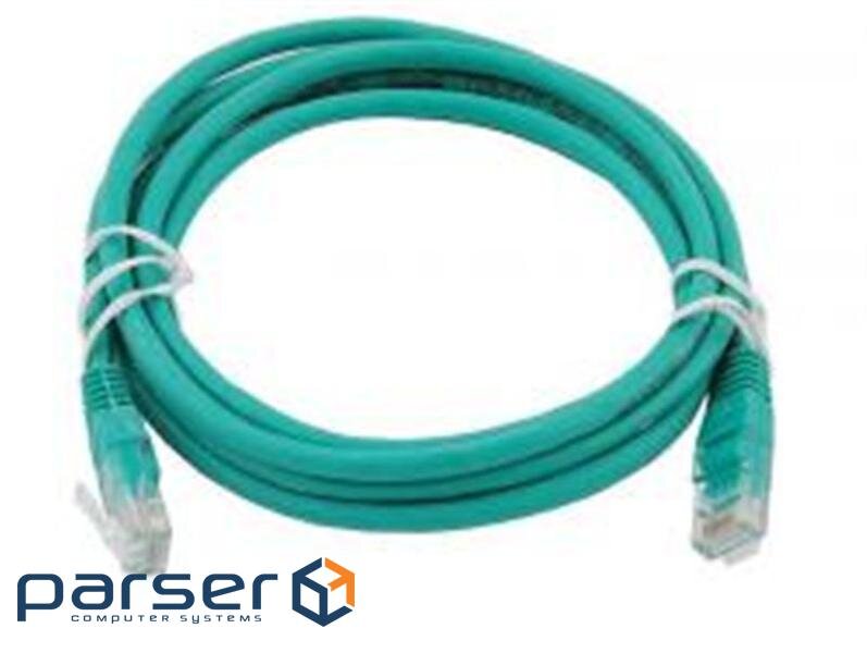 Патч-корд Atcom, UTP, RJ45, Cat.6, мідь, 2 м, зелений (9410)