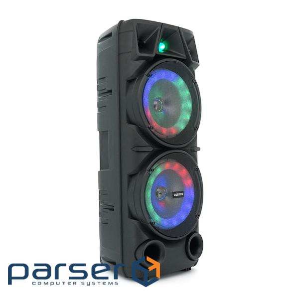 Потужна акустична система з підсвічуванням ZQS8210, 2*20W, 1*Bluetooth мікрофон, пульт, вбудований а 