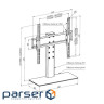 Підставка для телевізора Т11 White, 32“-55“, до 35 кг SECTOR Т11 White (Т11 White) (Т1 (Т11  White) 11  White)