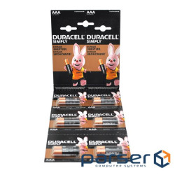 Батарейка лужна DURACELL LR03 (ААА) MN2400, 12шт в блістері, ціна за блістер (BD-MN2400-12) (BD-MN2400-12)