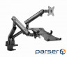 Кріплення настільне для 2-х моніторів GEMBIRD MA-DA3-02 17"-32" Black