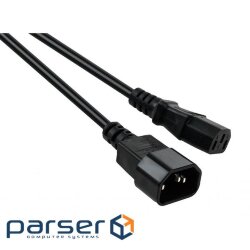 Power cable C13 to C14 3.0m Vinga (VCPP5C13143BK)