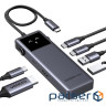 Концентратор Ugreen USB-C to HDMI + 2xUSB 3.2 + 2xUSB-C 3.2 + PD CM888 gray (35998)