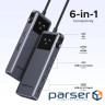 Концентратор Ugreen USB-C to HDMI + 2xUSB 3.2 + 2xUSB-C 3.2 + PD CM888 gray (35998)