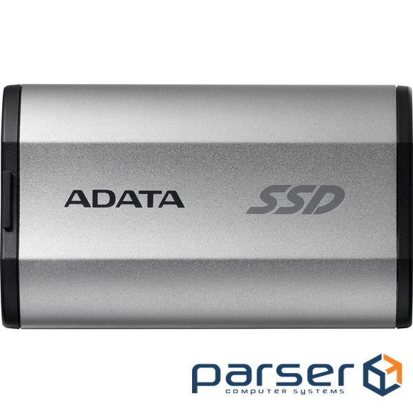 Портативний диск SSD ADATA SD810 4TB USB3.2 Gen2x2 Silver (SD810-4000G-CSG)