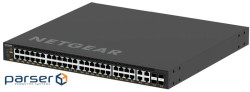 Комутатор NETGEAR M4350-44M4X4V (MSM4352), 44x2,5G PoE++, 4x10G/Multi-gig PoE++, 19 (MSM4352-100NES)