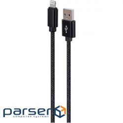 CABLEXPERT USB2.0 AM/Lightining 1.8m Black (CCDB-MUSB2B-AMLM-6)