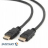 Кабель мультимедійний HDMI to HDMI 1.0m Cablexpert (CC-HDMI4-1M)