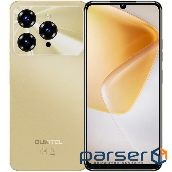 Смартфон Oukitel C6 5G 6.8" HD+ /12GB/512GB/ Dimensity 6300 /5150mAh/ 50+5Мп / Gol (C6_5G_12_512_GD)