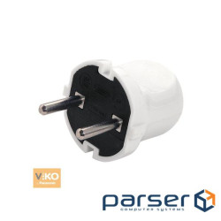 White without grounding Viko VIKO Plug (90305400)