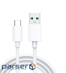 Date cable USB 2.0 AM to Type-C 4A white Proda (PD-B71a-WHT)