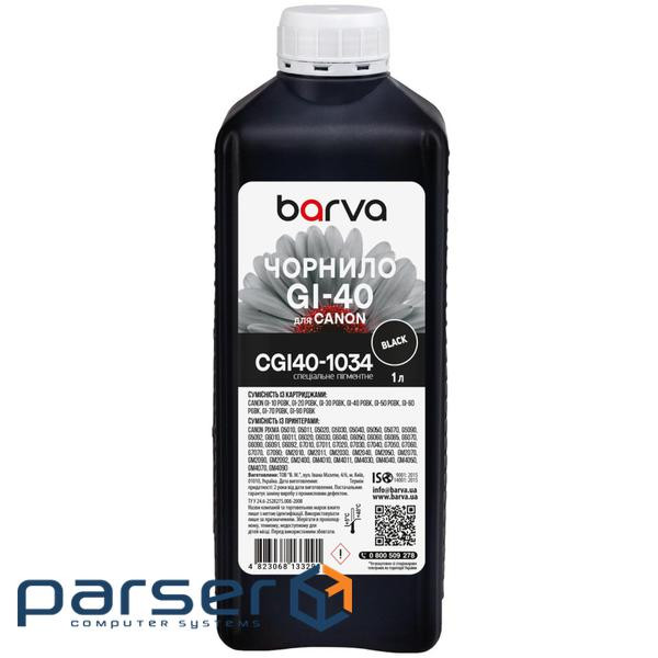 Чорнило Barva Canon GI-40 1 л, pigment, black special (CGI40-1034)