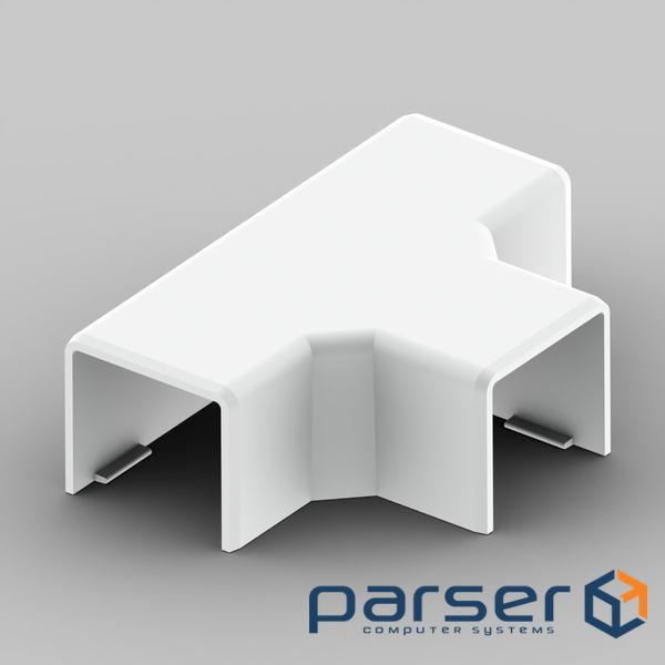 Трійник для LHD 20x20 білого кольору, Серія LHD, ПВХ (8624_HB)