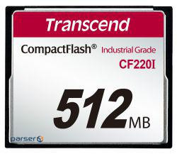 Карта пам'яті Transcend 512MB Industrial CF Card 220X (TS512MCF220I)
