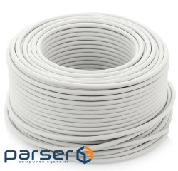 Кабель ПВС 4х1 Білий бухта 100 метрів ціна за бухту (YT34586) (YT34586)