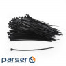 Cable tie CABLEXPERT 150x3.6mm black 100pcs (NYTFR-150X3.6)