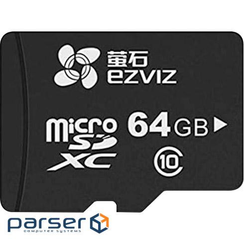 Карта пам'яті EZVIZ SDXC 64GB UHS-I U3 V10 Class 10 (CS-CMT-CARDT64G-D)