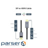 Кабель мультимедійний DisplayPort M to HDMI M 3.0m 4K60Hz Cabletime (CA915330)