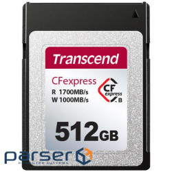 Карта пам'яті Transcend 512GB CFExpress 820 Type B (TS512GCFE820)
