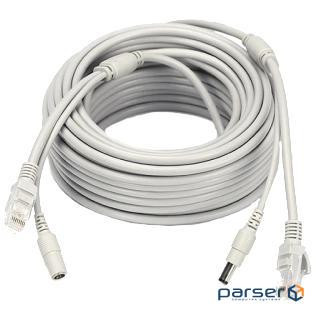 Патчкорд комбінований Voltronic RJ-45+DC 10м 